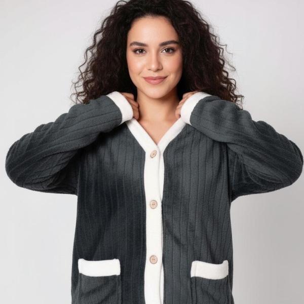 Dark grey simple pajama