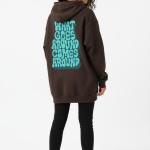 Brown cool hoodie